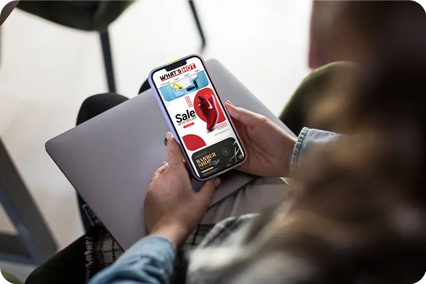 Welcome to What's Hot banner